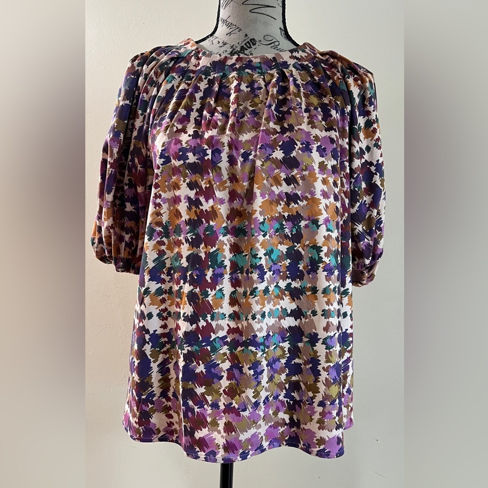 Tyler Boe Renee Top/Confetti Plaid Dragon Fly Top